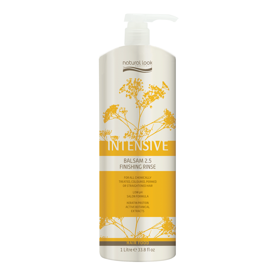 3x Natural Look Intensive Balsam 2.5 Finishing Rinse 1L