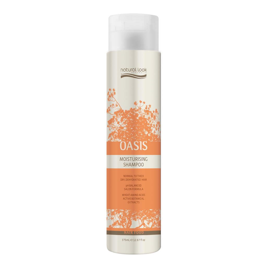 6x Natural Look Oasis Moisturising Shampoo 375ml