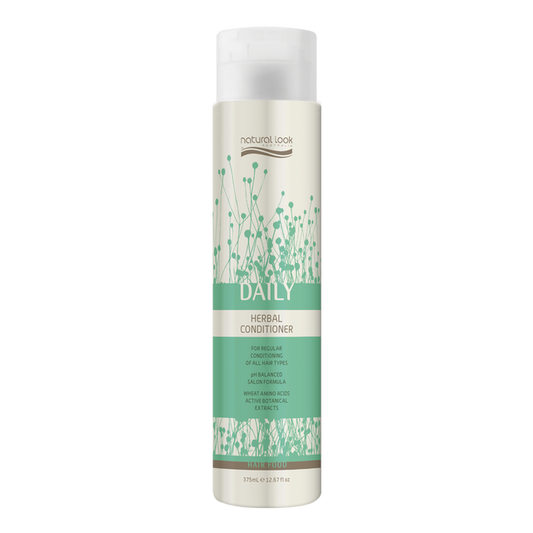 6x Natural Look Daily Herbal Conditioner 375ml
