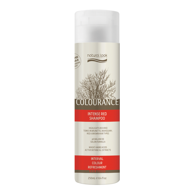6x Natural Look Colourance Intense Red Shampoo 250ml