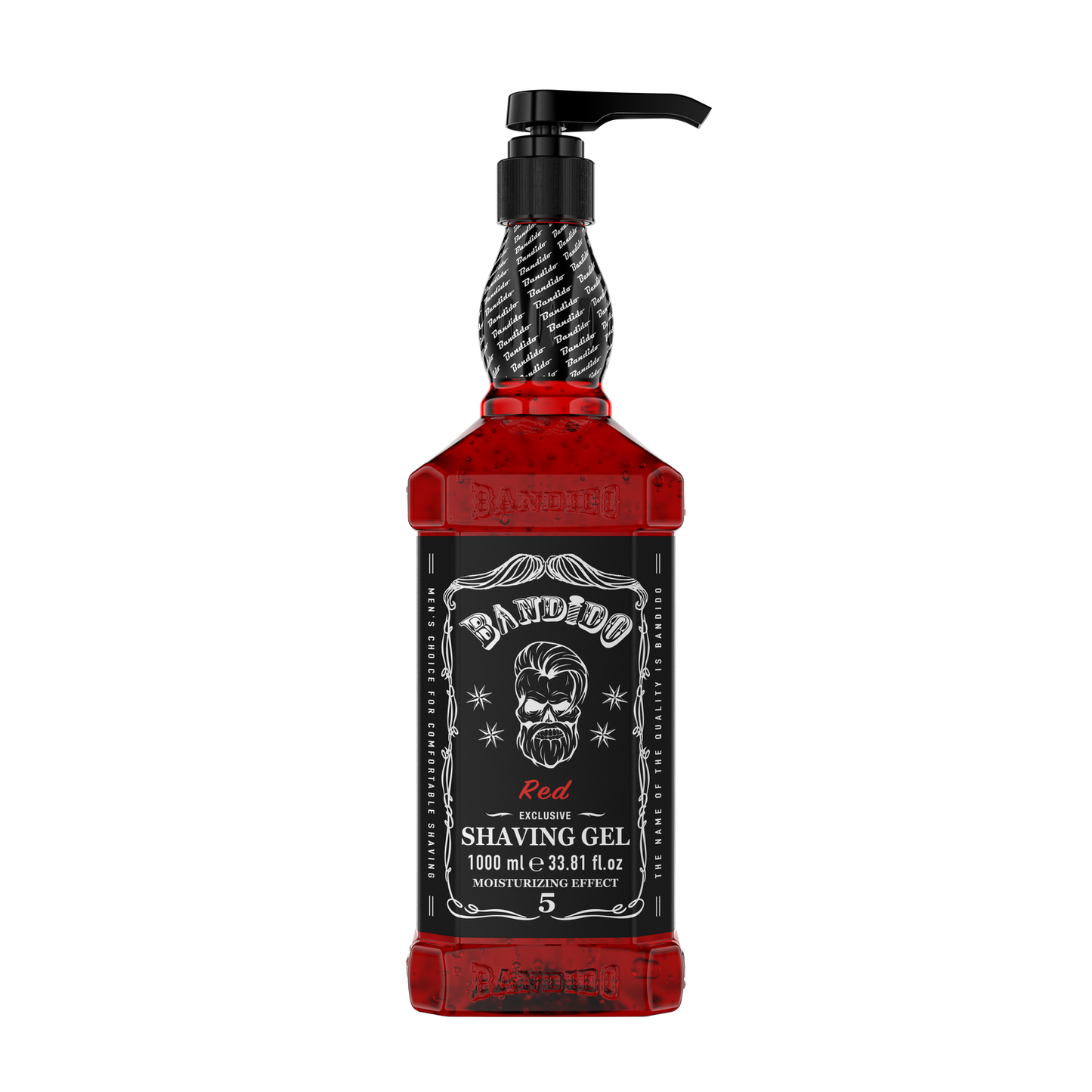 3x Bandido Shaving Gel Red 1000ml