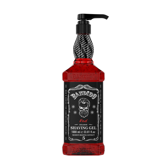 3x Bandido Shaving Gel Red 1000ml