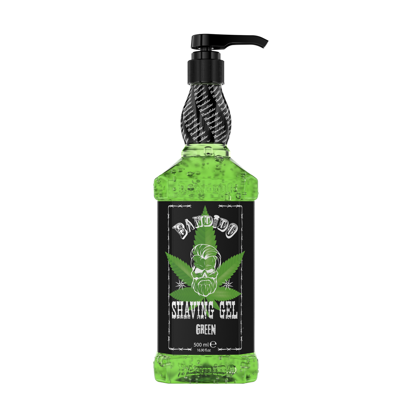 3x Bandido Shaving Gel Green 500ml