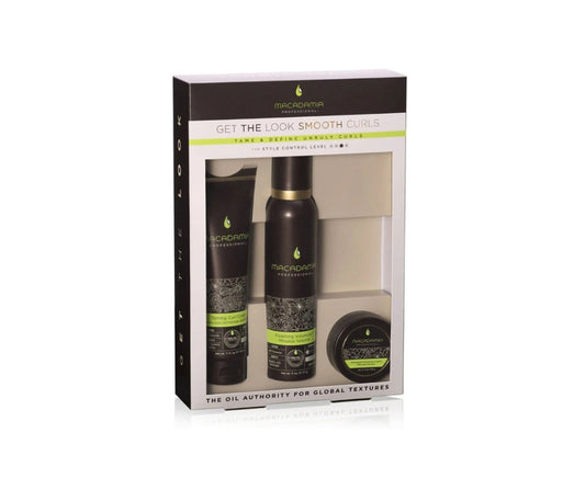 3x Macadamia Professional Smooth Curls 3 Piece Pack