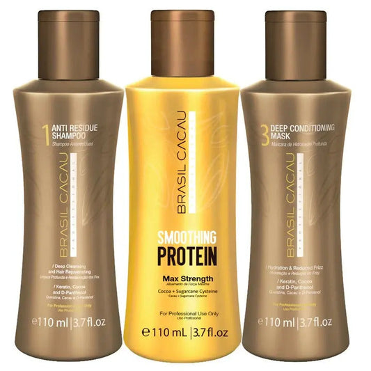 3x Brasil Cacau Maximum Smoothing Protein Kit 110ml