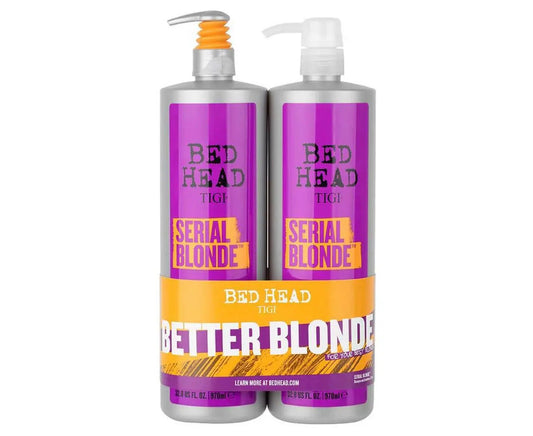 6x TIGI Bed Head Serial Blonde Restoring Shampoo and Conditioner Duo Set 970ml