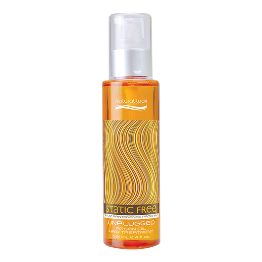 Natural Look Static Free Unplugged Argan Oil Hair Treatment 120ml