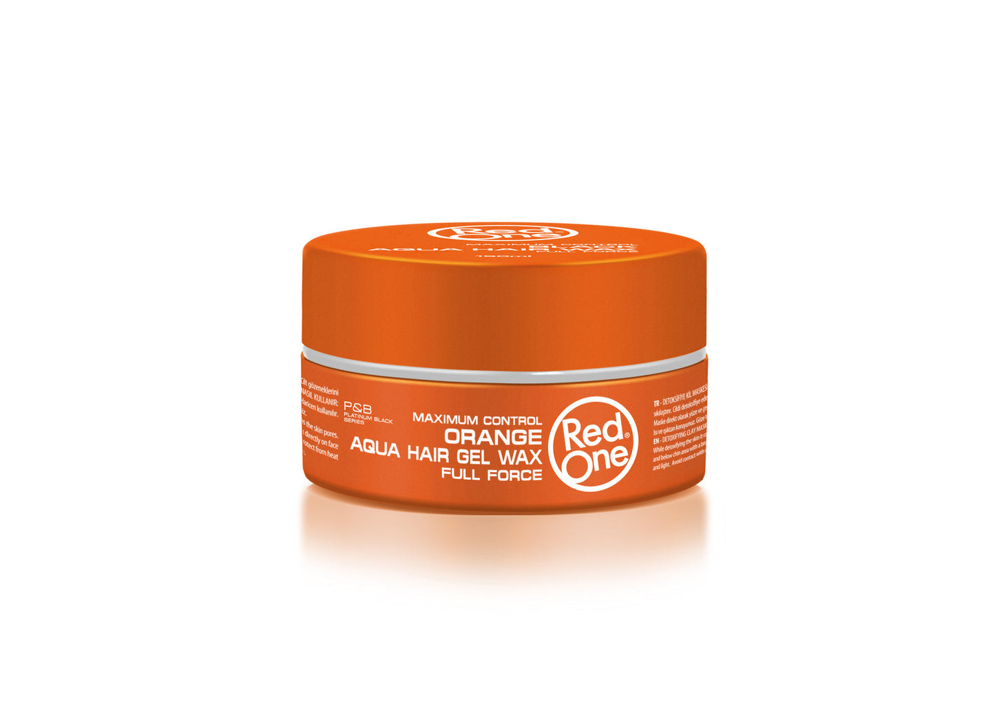 6x RedOne Aqua Hair Gel Wax Orange 150ml