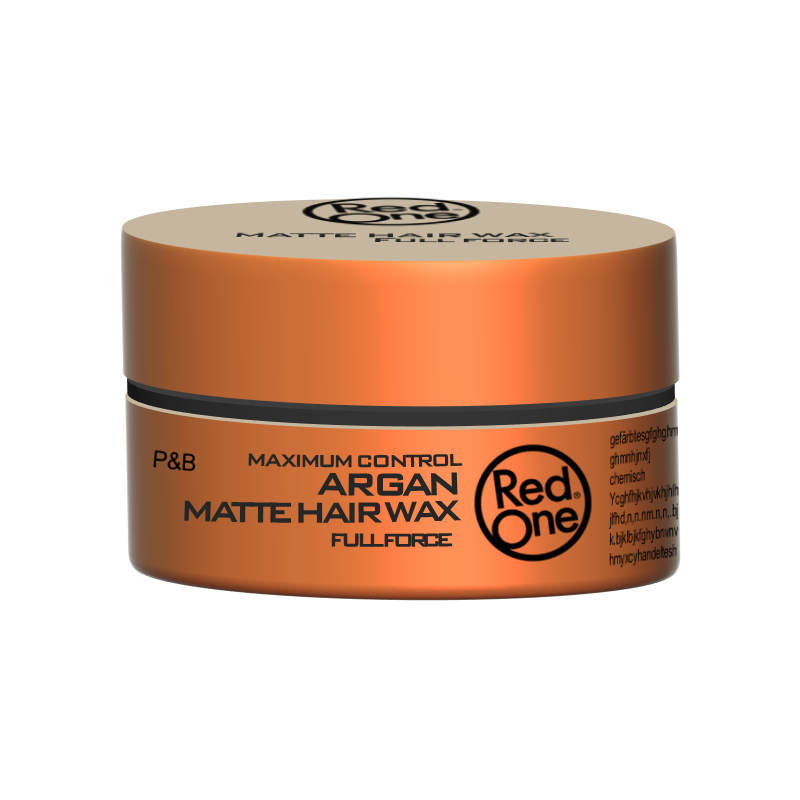 6x RedOne Matte Hair Wax Argan 150ml