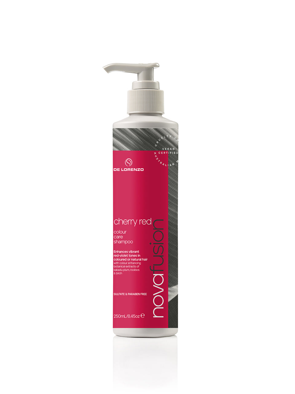 De Lorenzo Novafusion Cherry Red Colour Care Shampoo 250ml