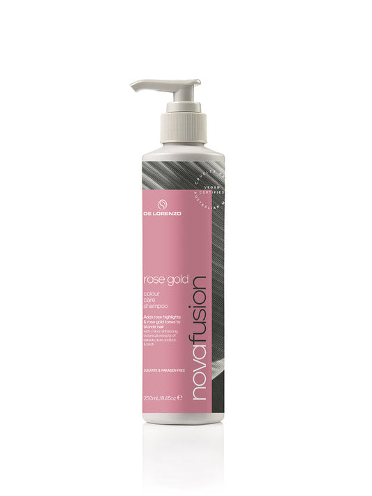 De Lorenzo Novafusion Rose Gold Colour Care Shampoo 250ml