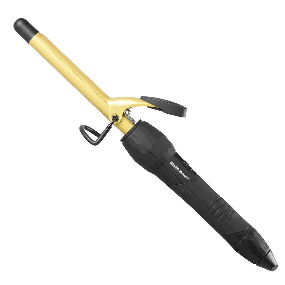 6x Silver Bullet Fastlane Gold Ceramic 16mm Curling Iron