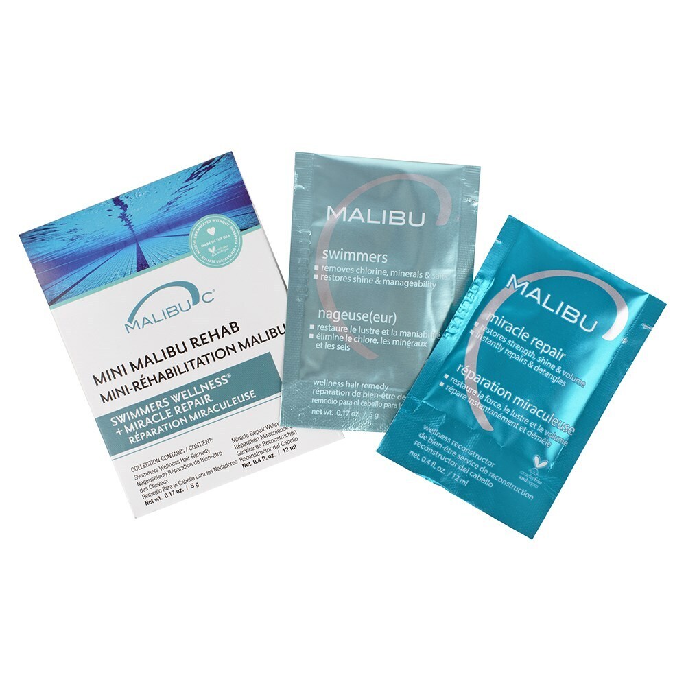 3x Malibu C Mini Malibu Rehab Swimmers Treatment Set