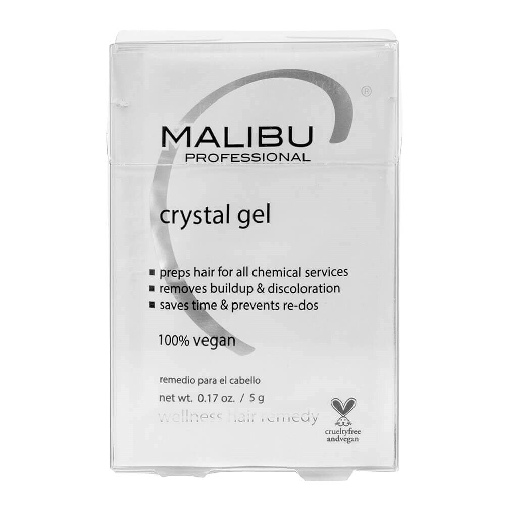 3x Malibu C Crystal Gel Hair Treatment 5g