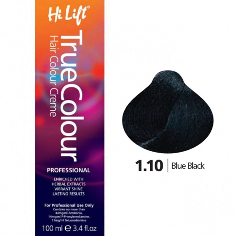 3x Hi Lift True Colour 1.10 Blue Black 100ml