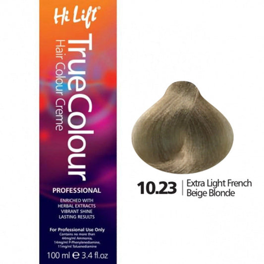 6x Hi Lift True Colour 10.23 Extra Light French Beige Blonde 100ml