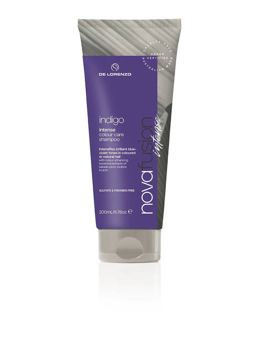 De Lorenzo Novafusion Intense Indigo Colour Care Shampoo 200ml