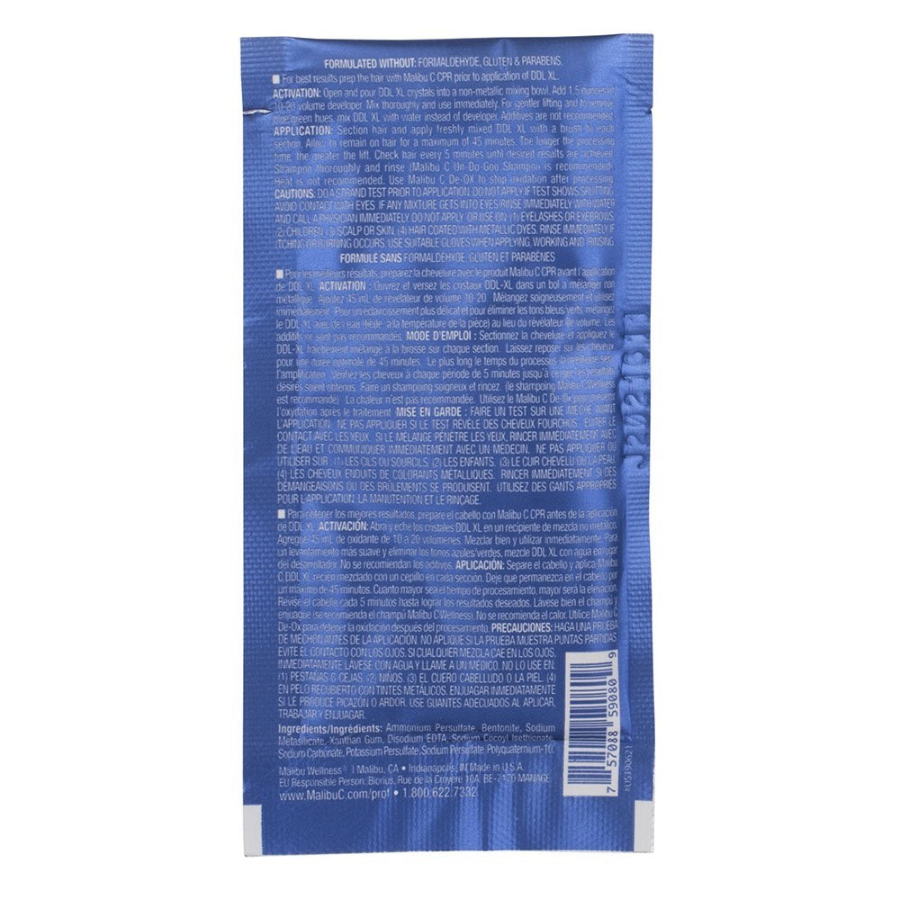 3x Malibu C DDL XL Direct Dye Lifter 20g 6pcs