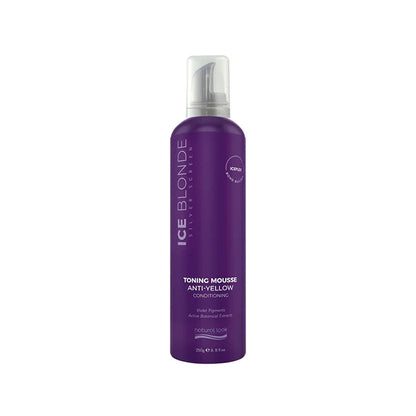 3x Natural Look Silver Screen Ice Blonde Conditioning Mousse 250g