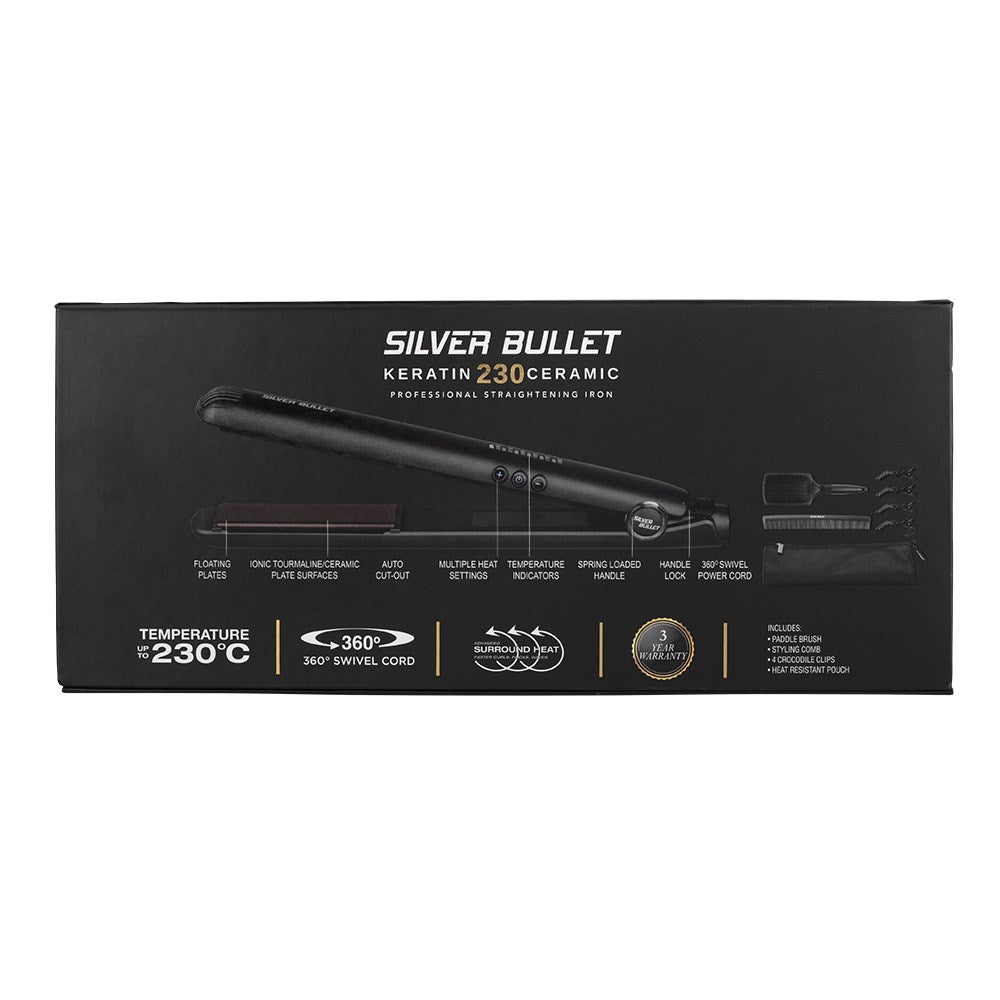 Silver Bullet Keratin 230 Ceramic Tourmaline Hair Straightener