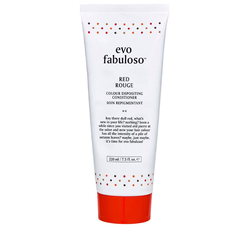 6x Evo Fabuloso Red Rouge Colour Depositing Conditioner 220ml