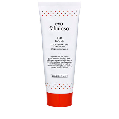 6x Evo Fabuloso Red Rouge Colour Depositing Conditioner 220ml