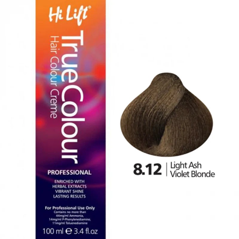 Hi Lift True Colour 8.12 Light Ash Violet Blonde 100ml