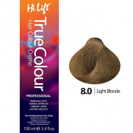 Hi Lift True Colour 8.0 Light Blonde 100ml